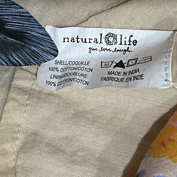 Natural Life Maxi Skirt dress floral Cottage Prairie Size Small - Picture 11 of 13